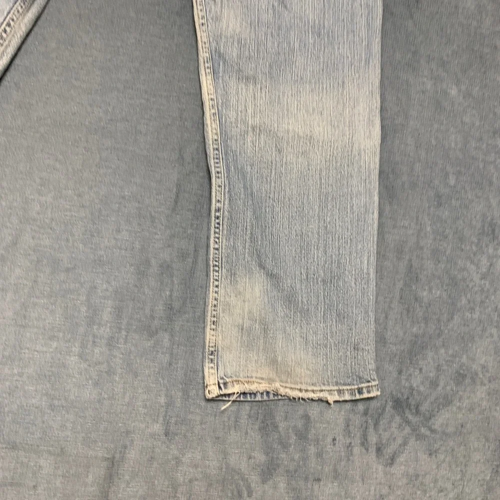 Levi's 514 Slim Fit Straight Jeans Boys 18 Husky Blue Denim Stretch Performance